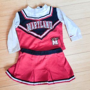 Nike University of MD Cheerleader Uniform